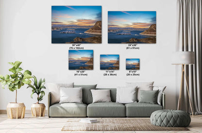 Elephant Butte Lake: State Park Wall Art Print New Mexico Reservoir Landscape Photography Canvas/Metal/Aluminum/Acrylic