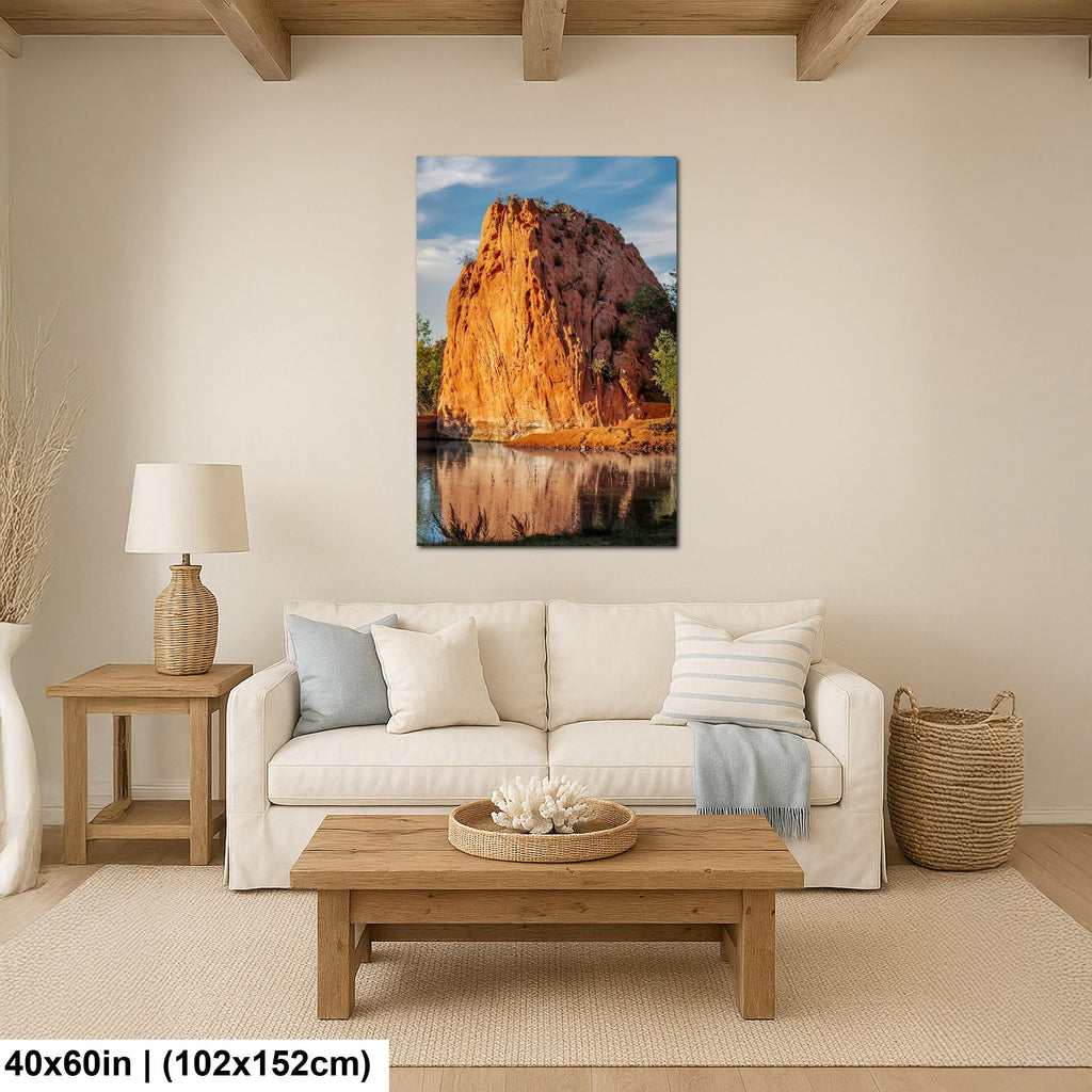 Stone Reflections: Red Rock Canyon Colorado Springs Photography Wall Art