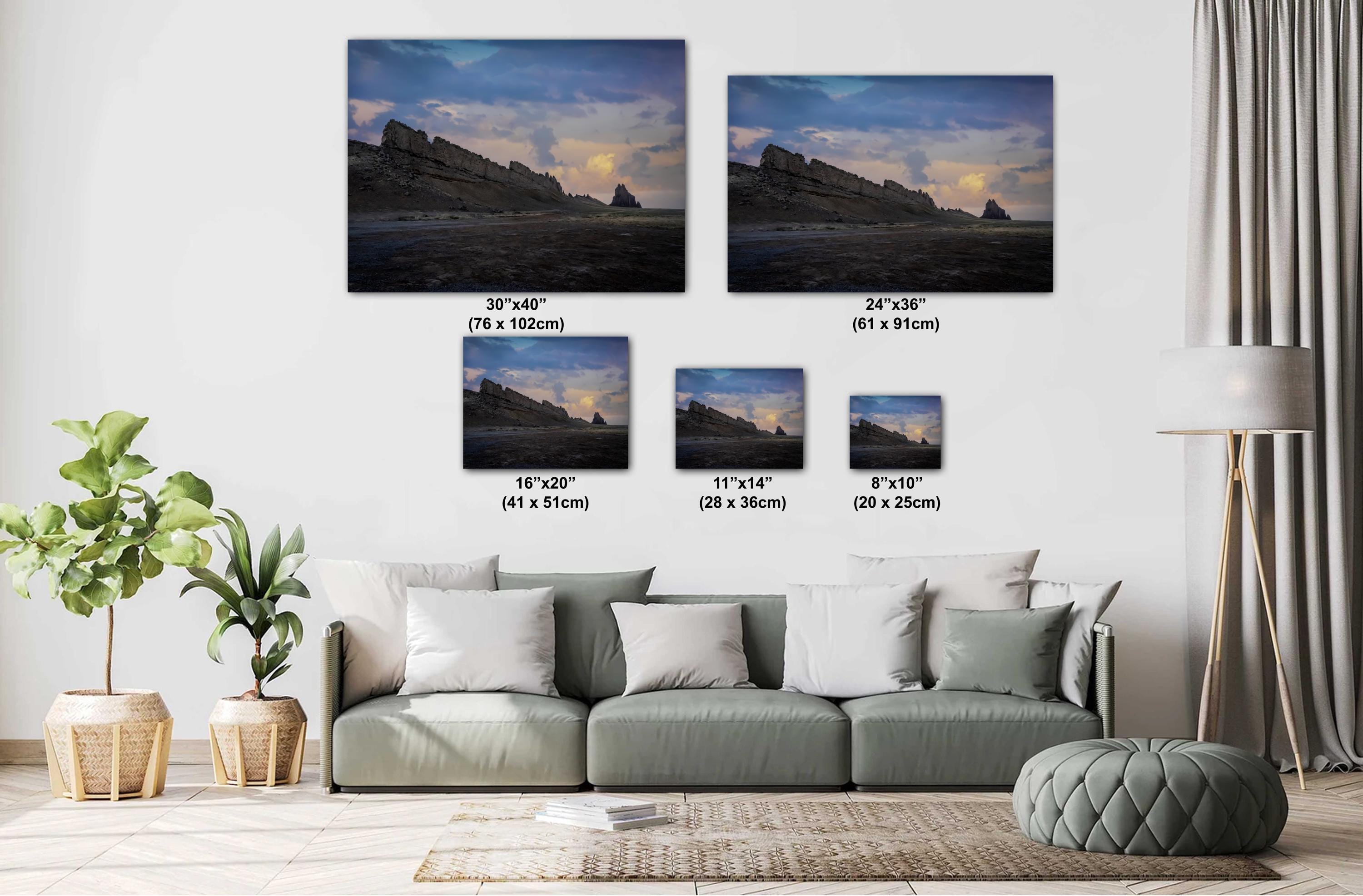 Shiprock New Mexico Photography Print: San Juan County Wall Art