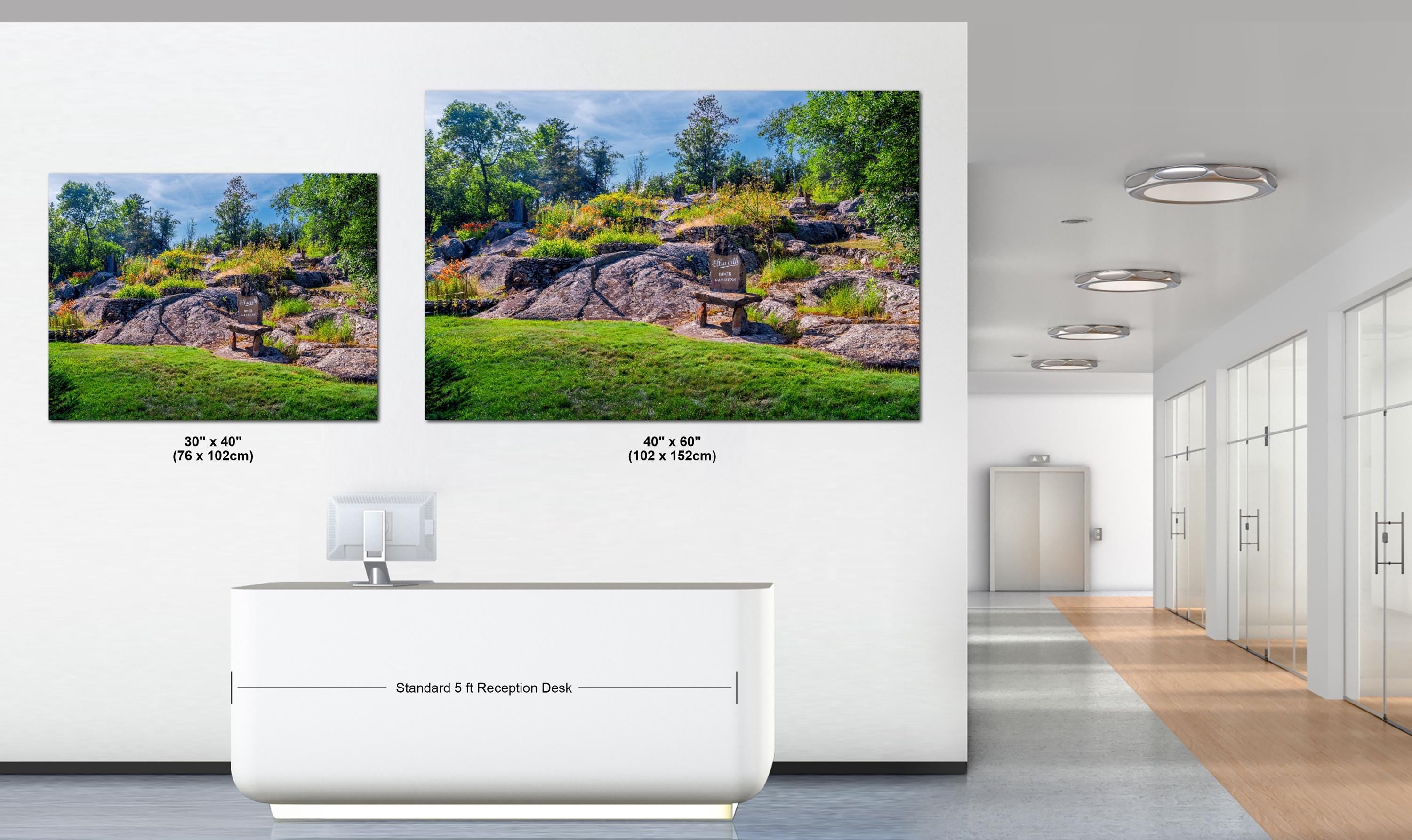 Voyageurs National Park Ellsworth Rock Gardens Stone Marker Photography Wall Art
