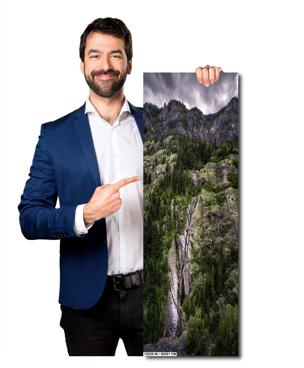 Million Dollar Highway Waterfall Print: Colorado Mountain Waterscape