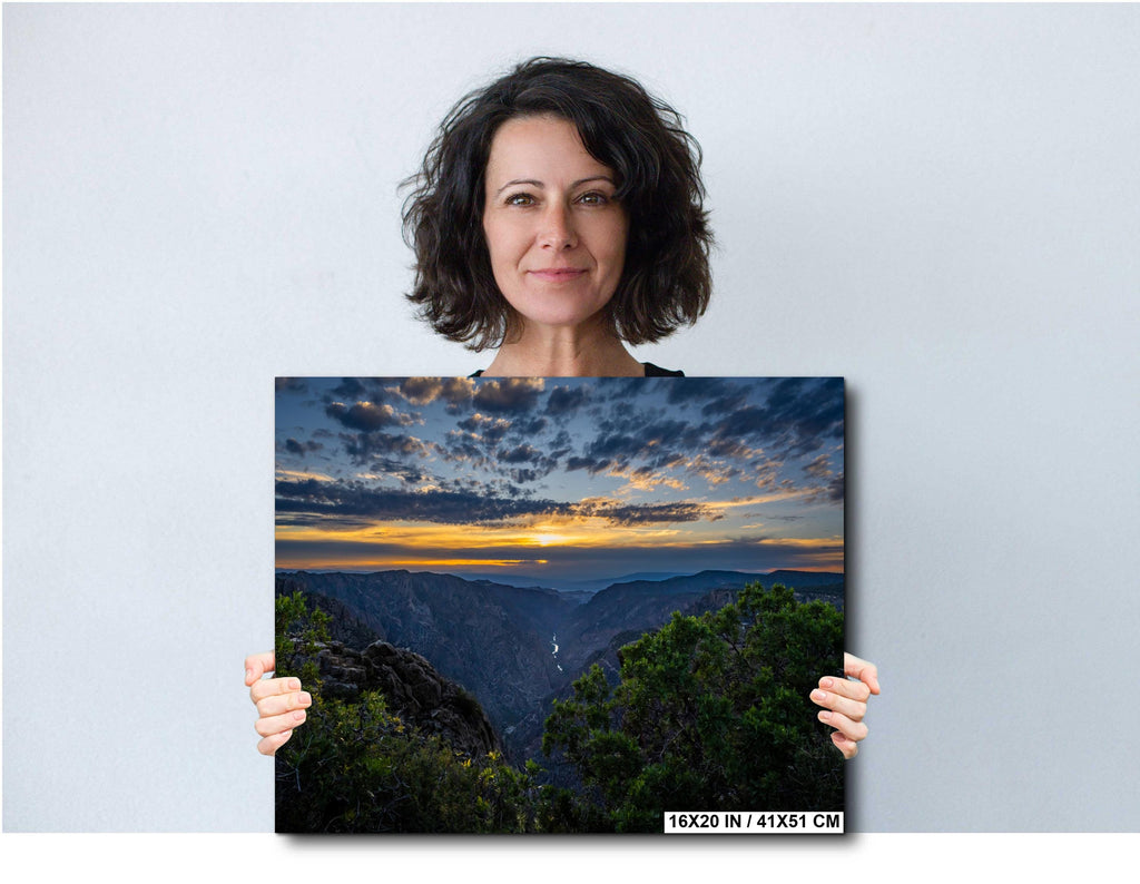 Black Canyon Sunrise Print: Gunnison River, Colorado Landscape Photography