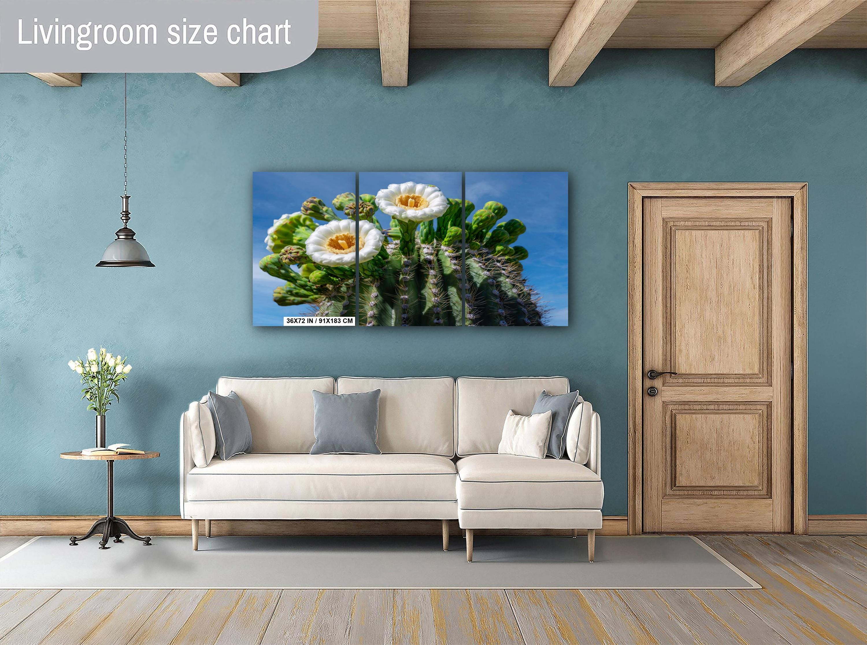 Saguaro Cactus Flower Close Up Saguaro National Park Tucson Arizona Wall Art Photography Print, Sonoran Desert Bloom Macro, Nature Decor