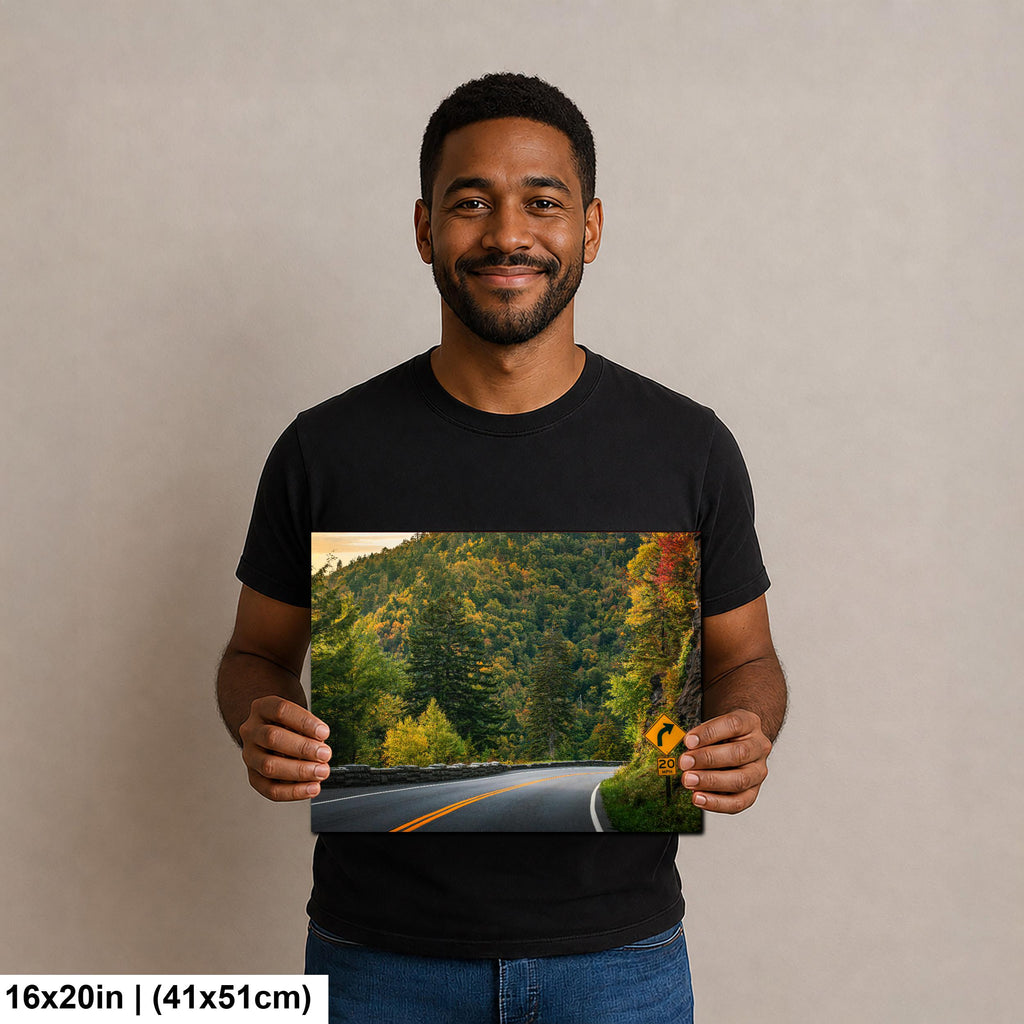 Mountain Curve: Great Smoky Mountains NP Tennessee Photography Wall Art
