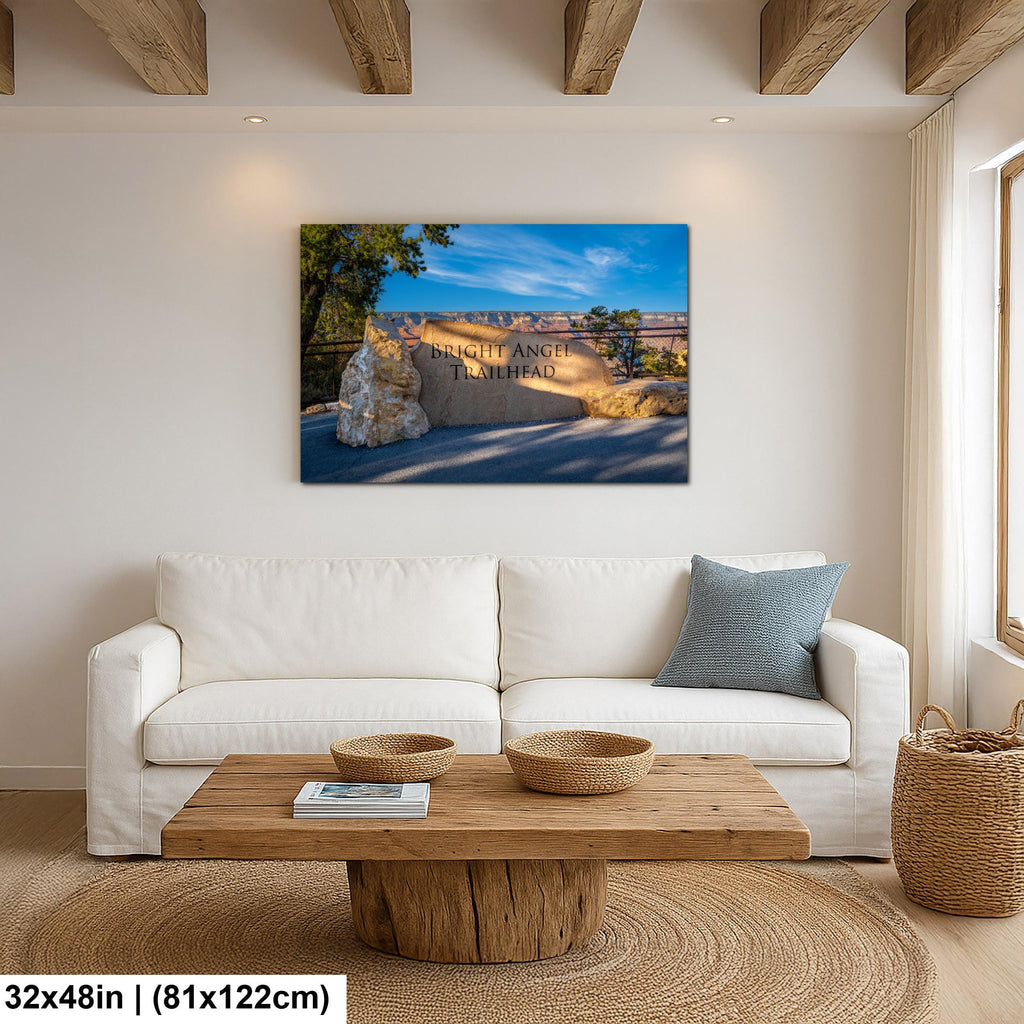 Bright Angel Trailhead Grand Canyon Photography Wall Art