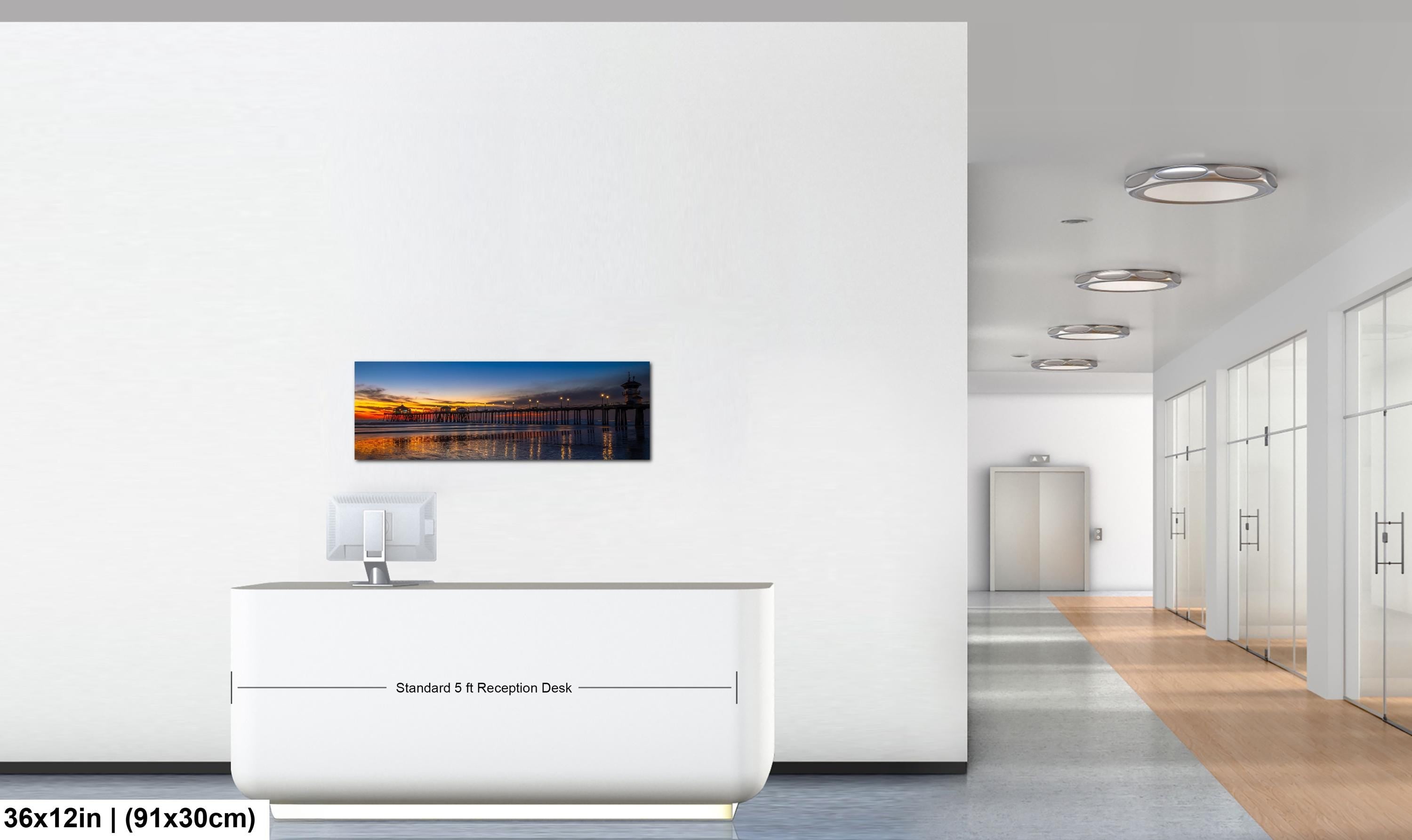 Pier Reflections: Huntington Beach Pier California Photography Wall Art