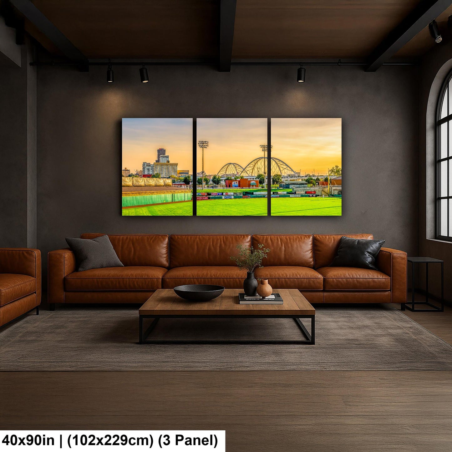 Travelers Baseball Field Panorama Print, North Little Rock Arkansas Wall Art