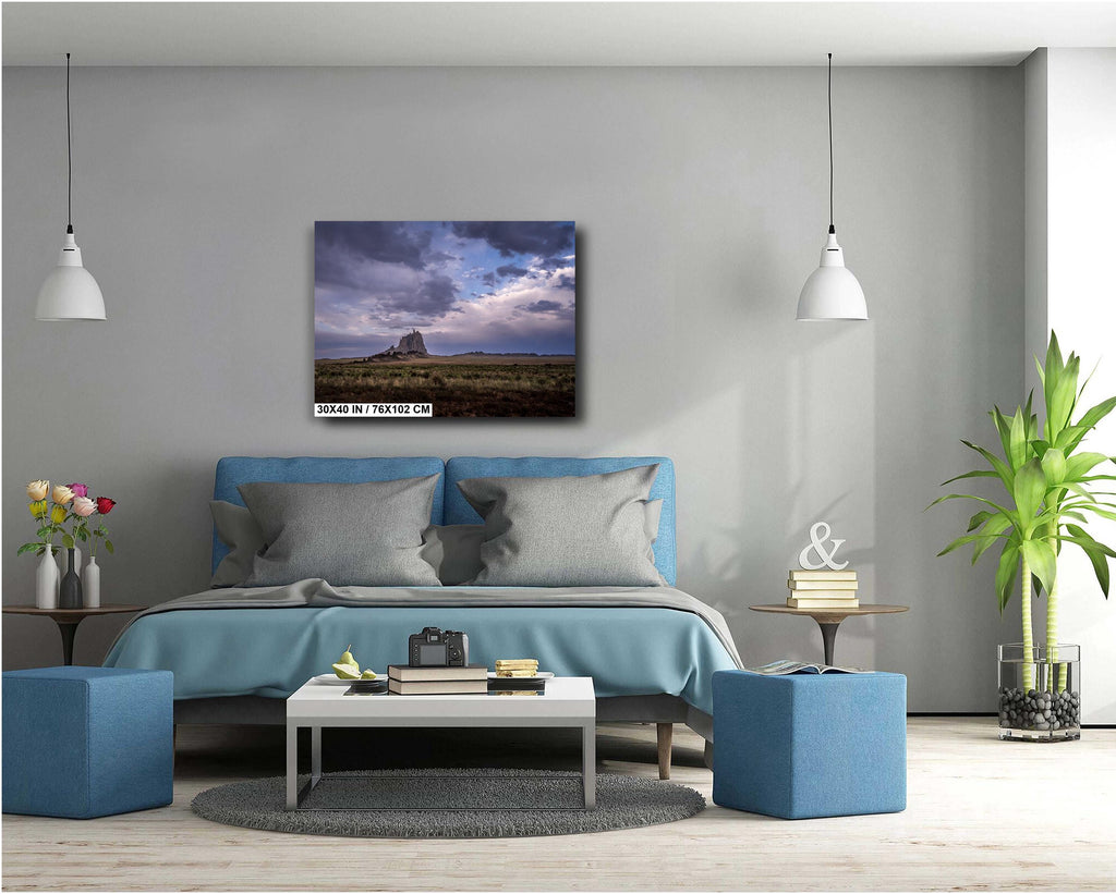 Shiprock New Mexico: Monadnock Desert Landscape Photography Wall Art
