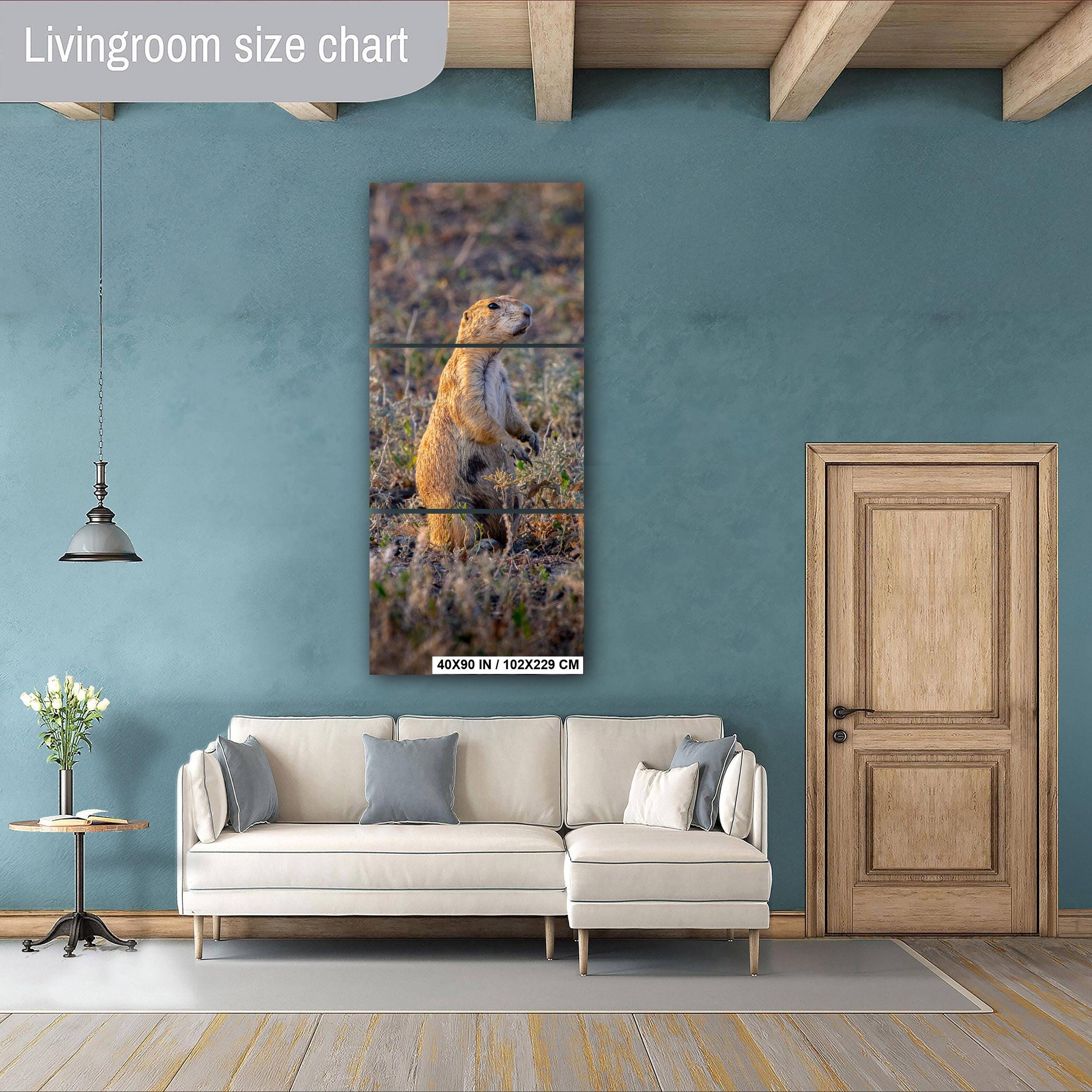 Prairie Dog On Alert Badlands Wildlife Photography Print Canvas Aluminum Metal Acrylic Fine Art Wall Art for Nature and Wildlife