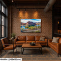 Colorado River at Parker Arizona Photography Print, Quartzsite Desert Landscape, Arizona Flag, Mountain Lake Wall Art