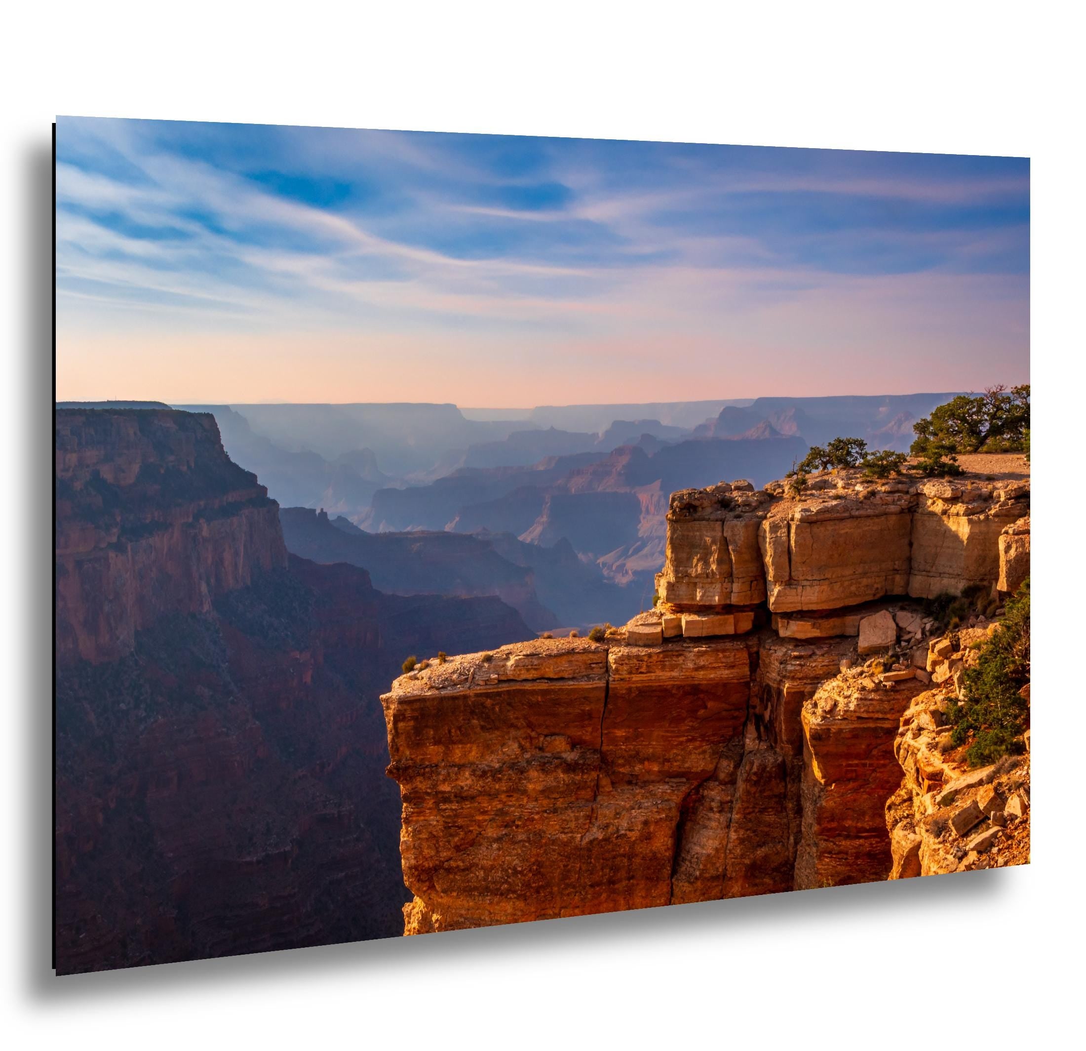 Grand Canyon Sunset Photography Wall Art, North Rim Canyon Overlook