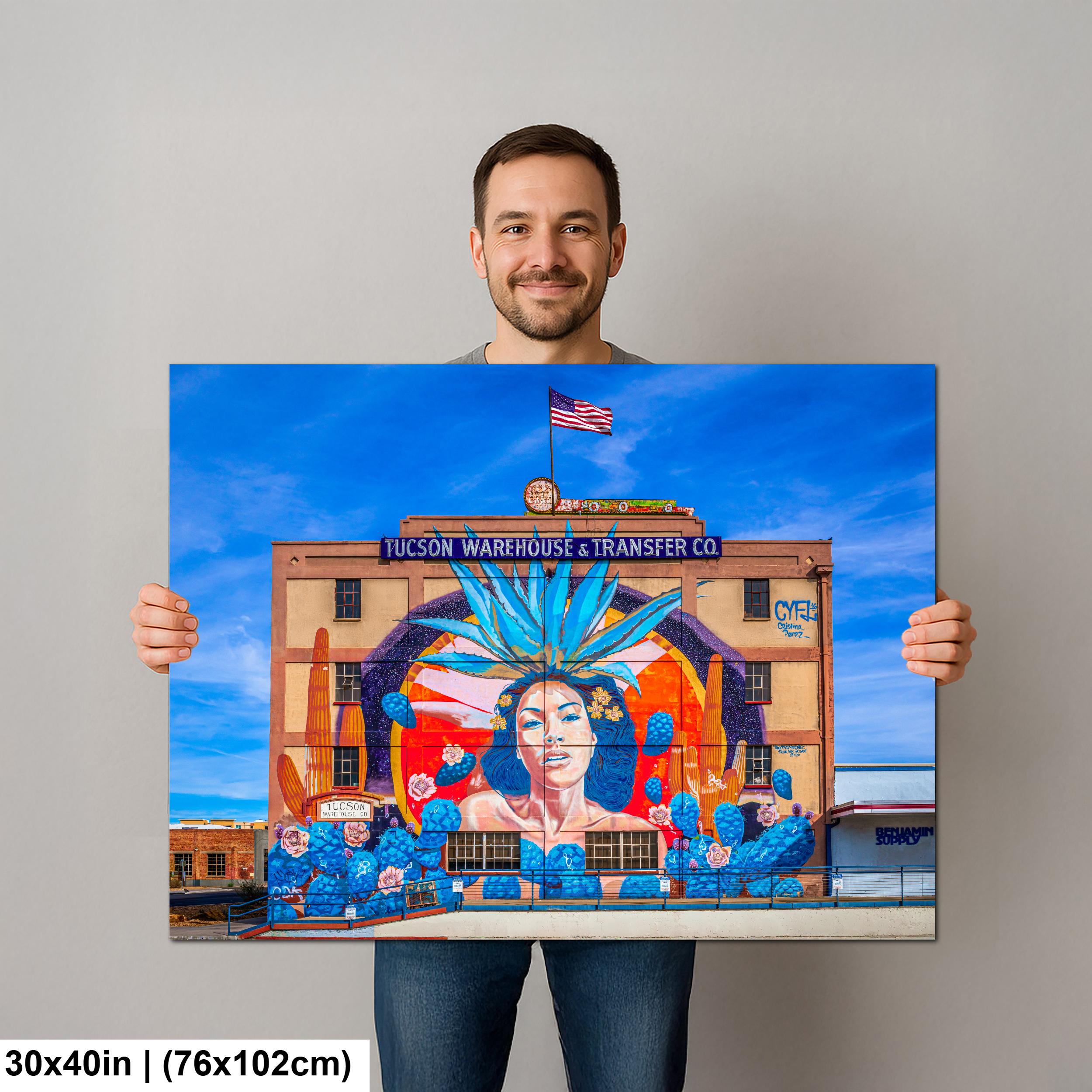 Tucson Mural Warehouse and Transfer Co Arizona Urban Photography Wall Art Decor