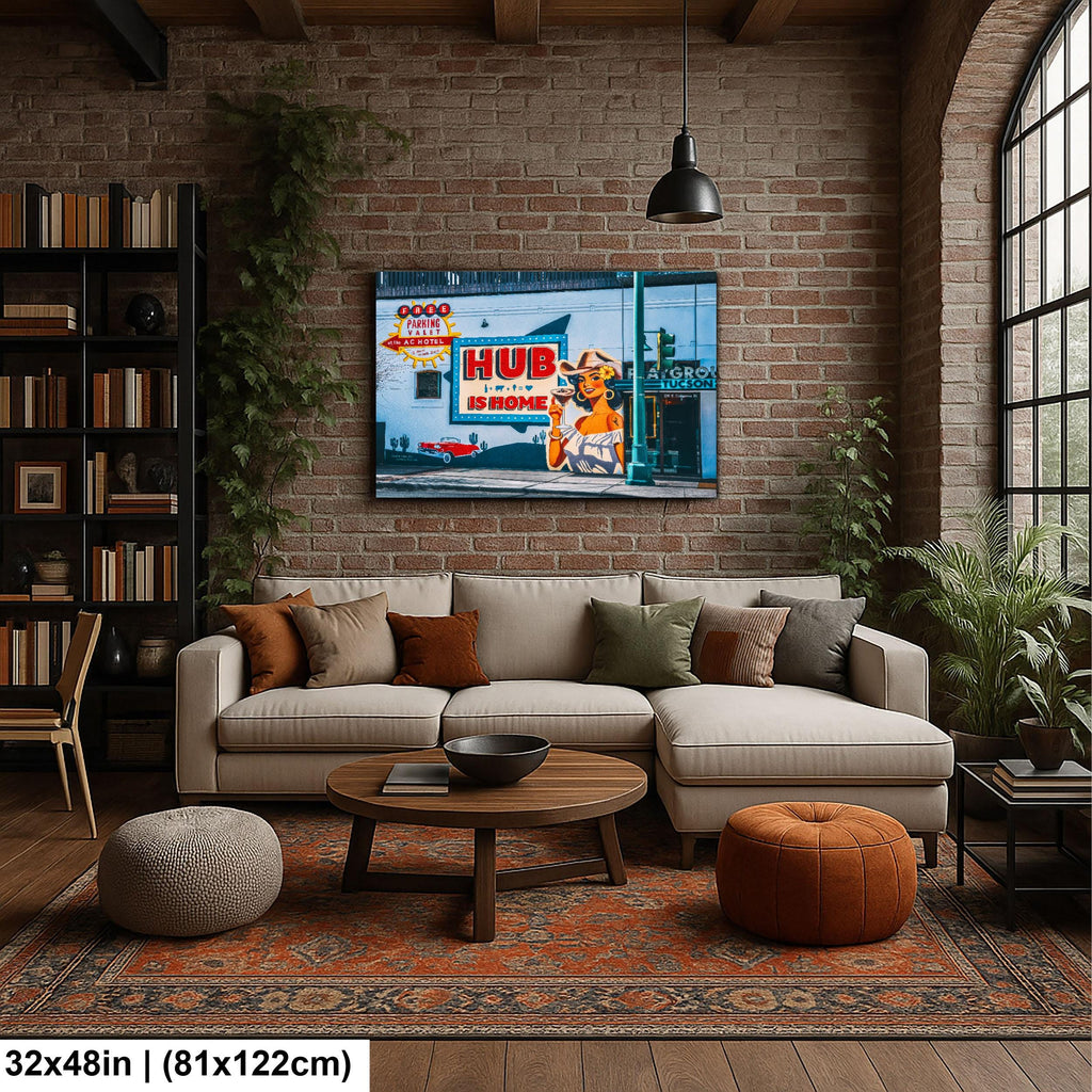 Tucson Mural - HUB Is Home Street Art Downtown Tucson Photography Print
