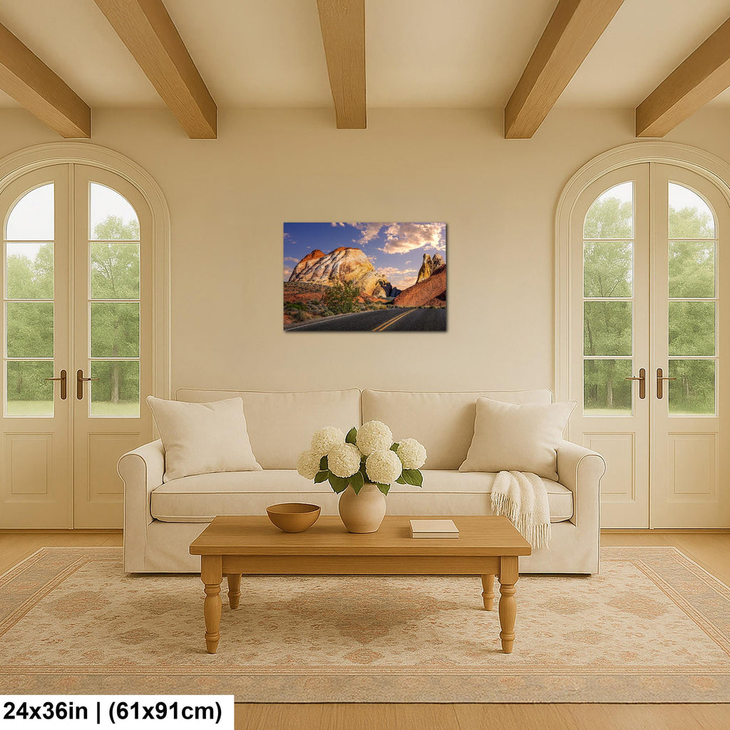 Sandstone Peaks: Red Rock Canyon Las Vegas Nevada Photography Wall Art