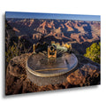 Grand Canyon Scenic Locator Print – National Park Arizona Photography Wall Art