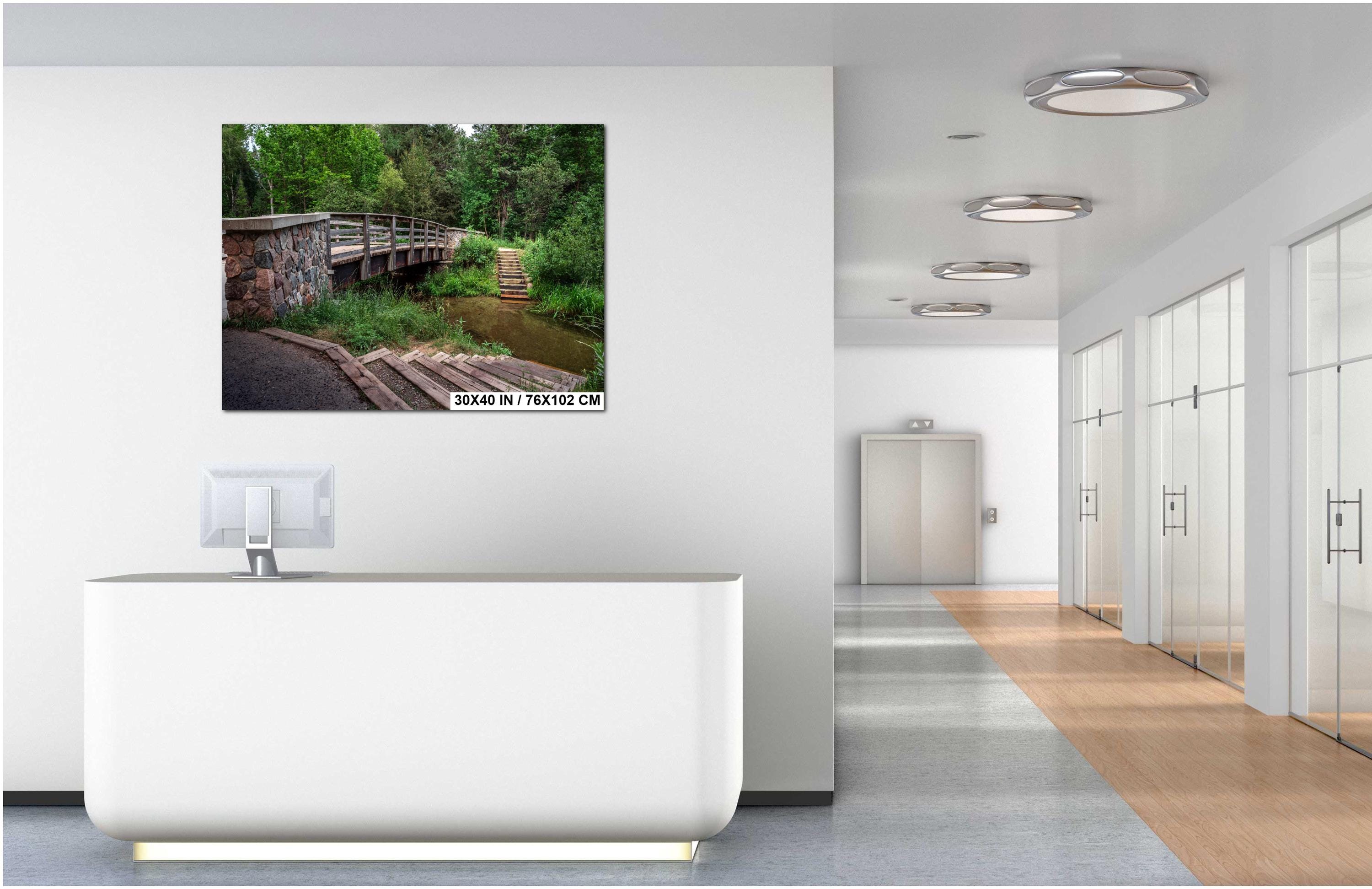 Swinging Bridge: Jay Cooke State Park, Minnesota Nature Photography Wall Art