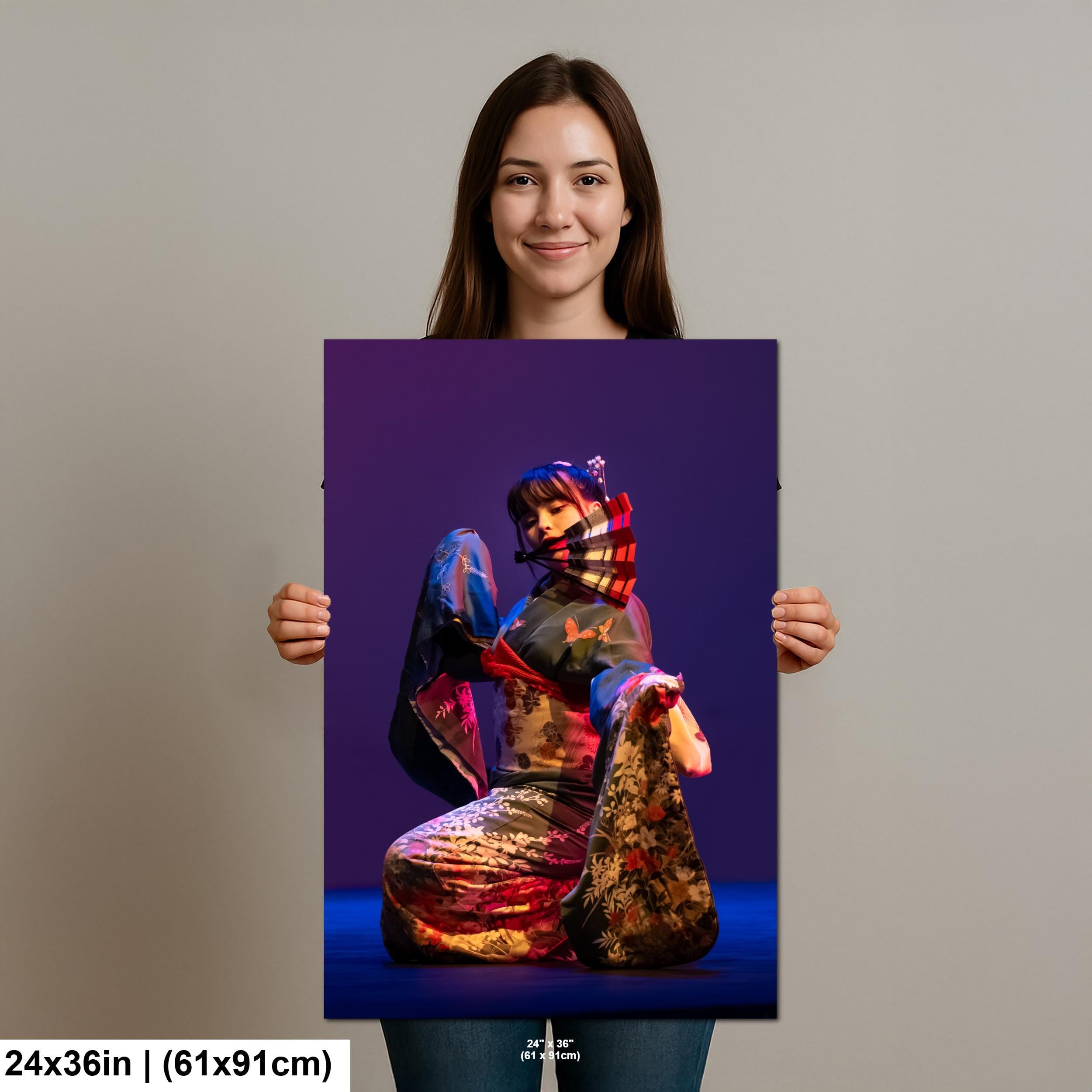 Taiko Odori Photography Print – Vibrant Japanese Dance Art | Kimono Wall Art