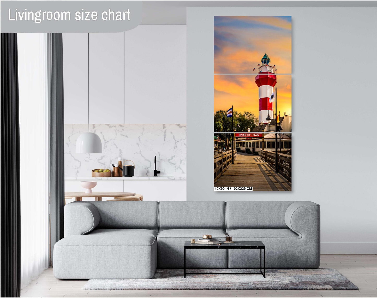 Harbour Town Glow: Sunset at Hilton Head Island South Carolina Print Wall Art Nautical Photography Aluminum/Acrylic/Metal/Canvas