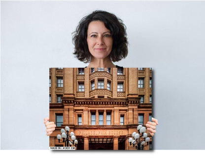 Philadelphia Bourse Building: Philly Bourse Facade Wall Art Print Pennsylvania Heritage Historic Photography Aluminum/Acrylic/Metal/Canvas