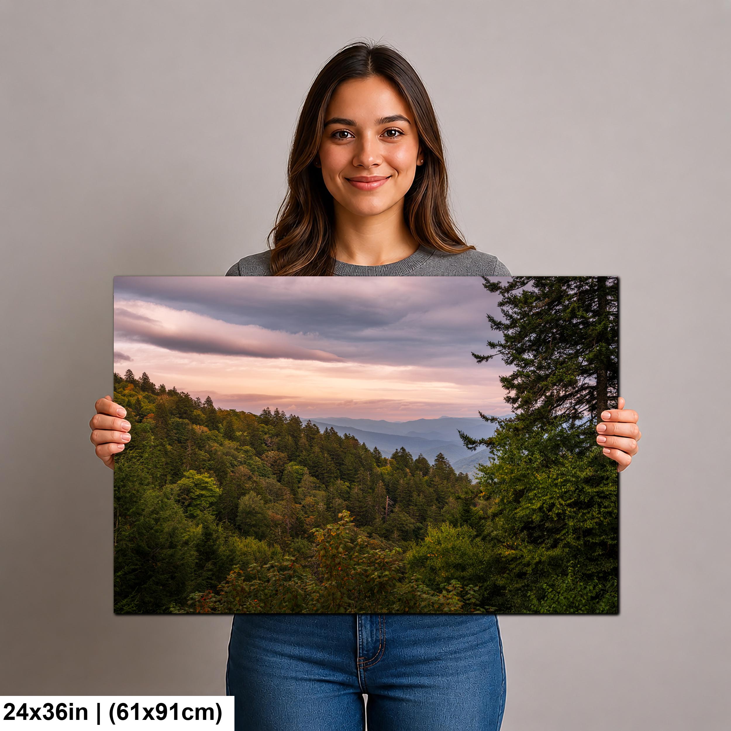 Evergreen Ridge: Great Smoky Mountains National Park TN NC Photo Wall Art