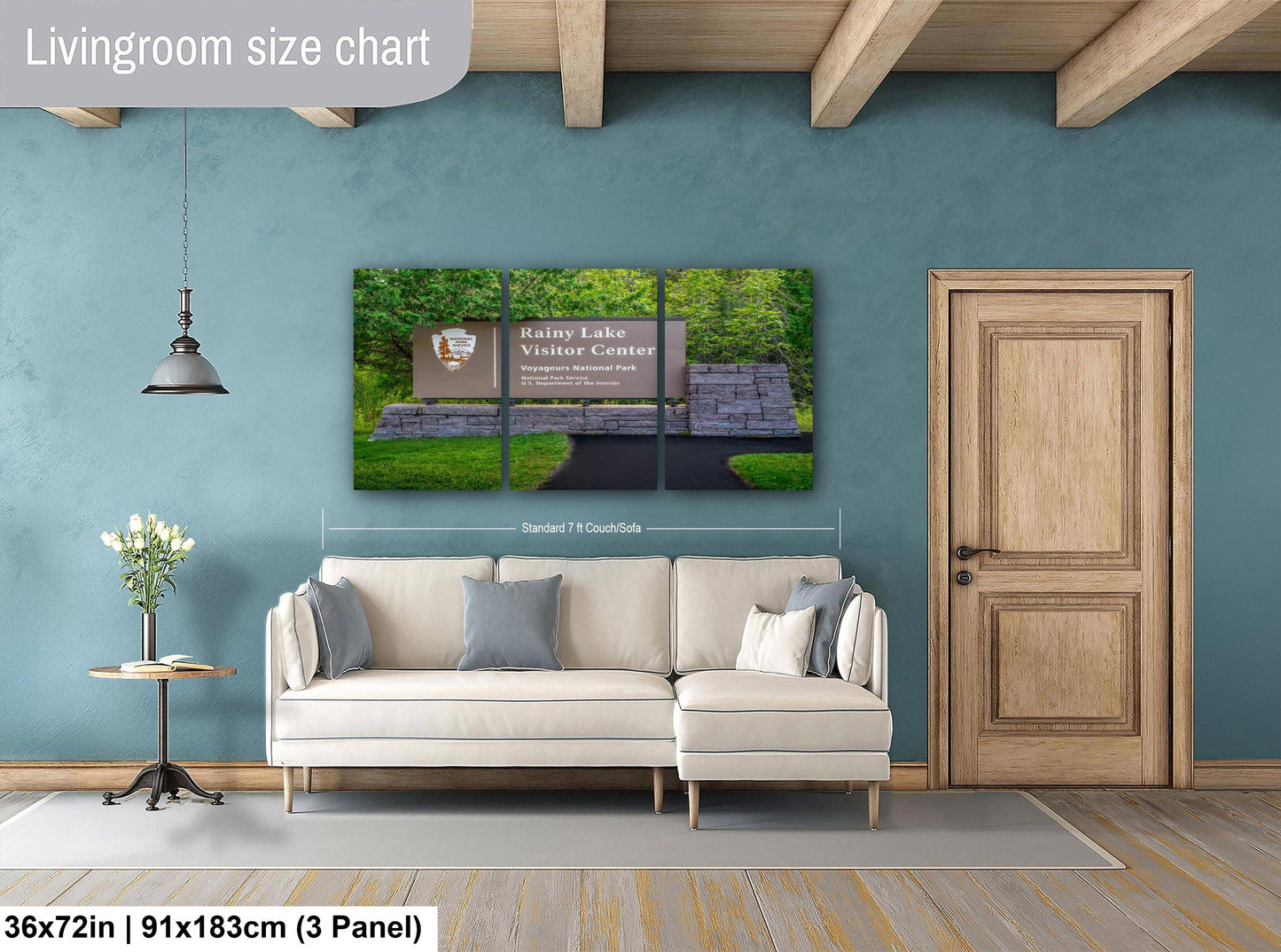 Voyageurs National Park Rainy Lake Visitor Center Sign Photography Print