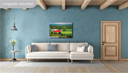 Gettysburg Red Barn Print: McLean Farm, Adams County Pennsylvania Wall Art