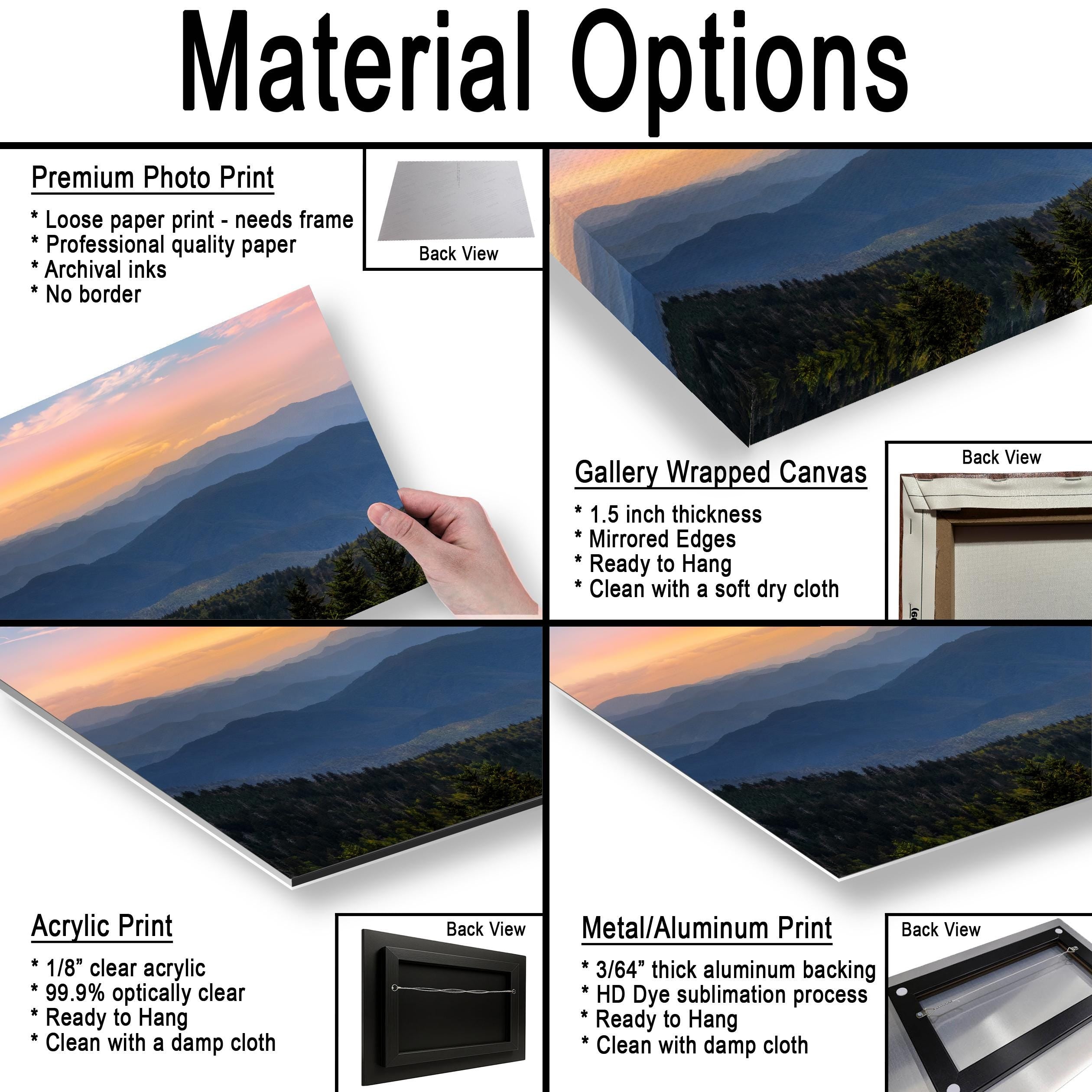 Endless Ridges: Great Smoky Mountains National Park TN NC Photo Wall Art