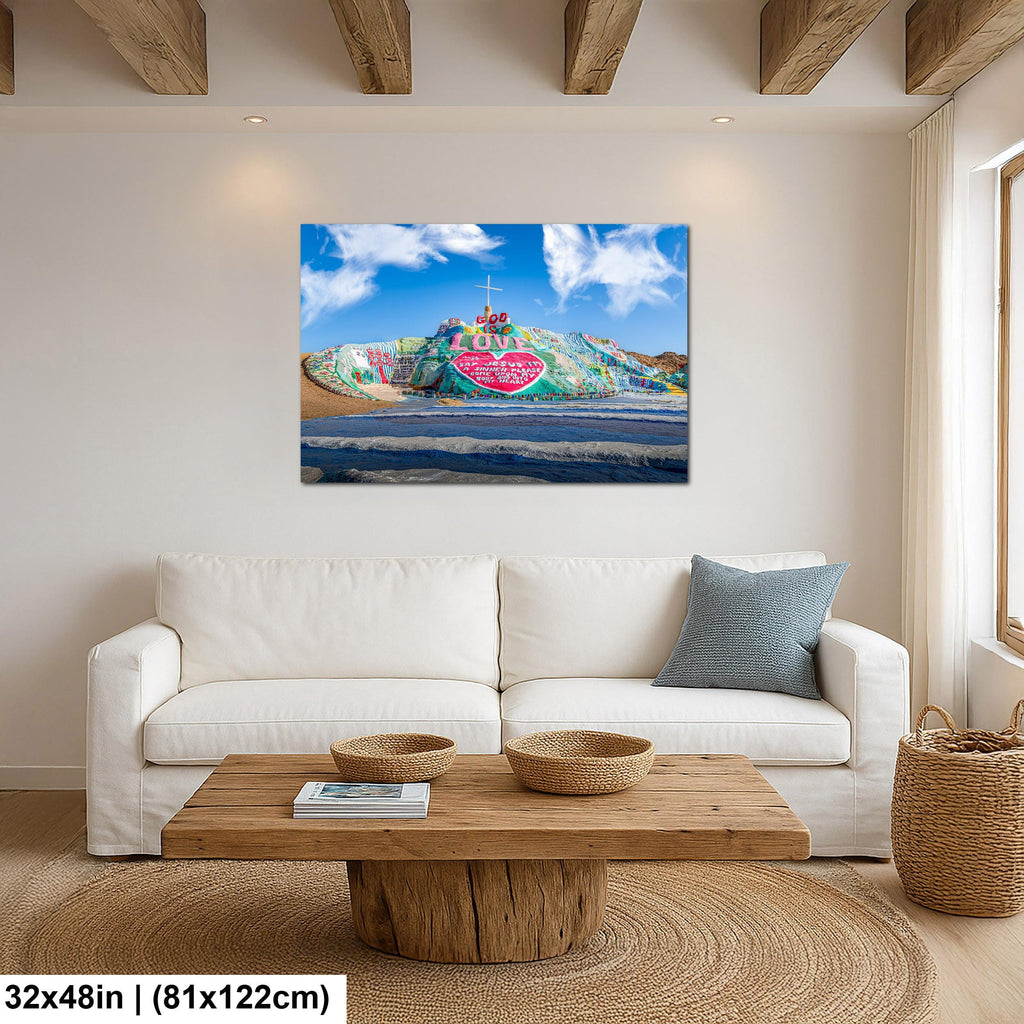 Salvation Mountain: Slab City California Colorful Folk Art Photo Wall Art