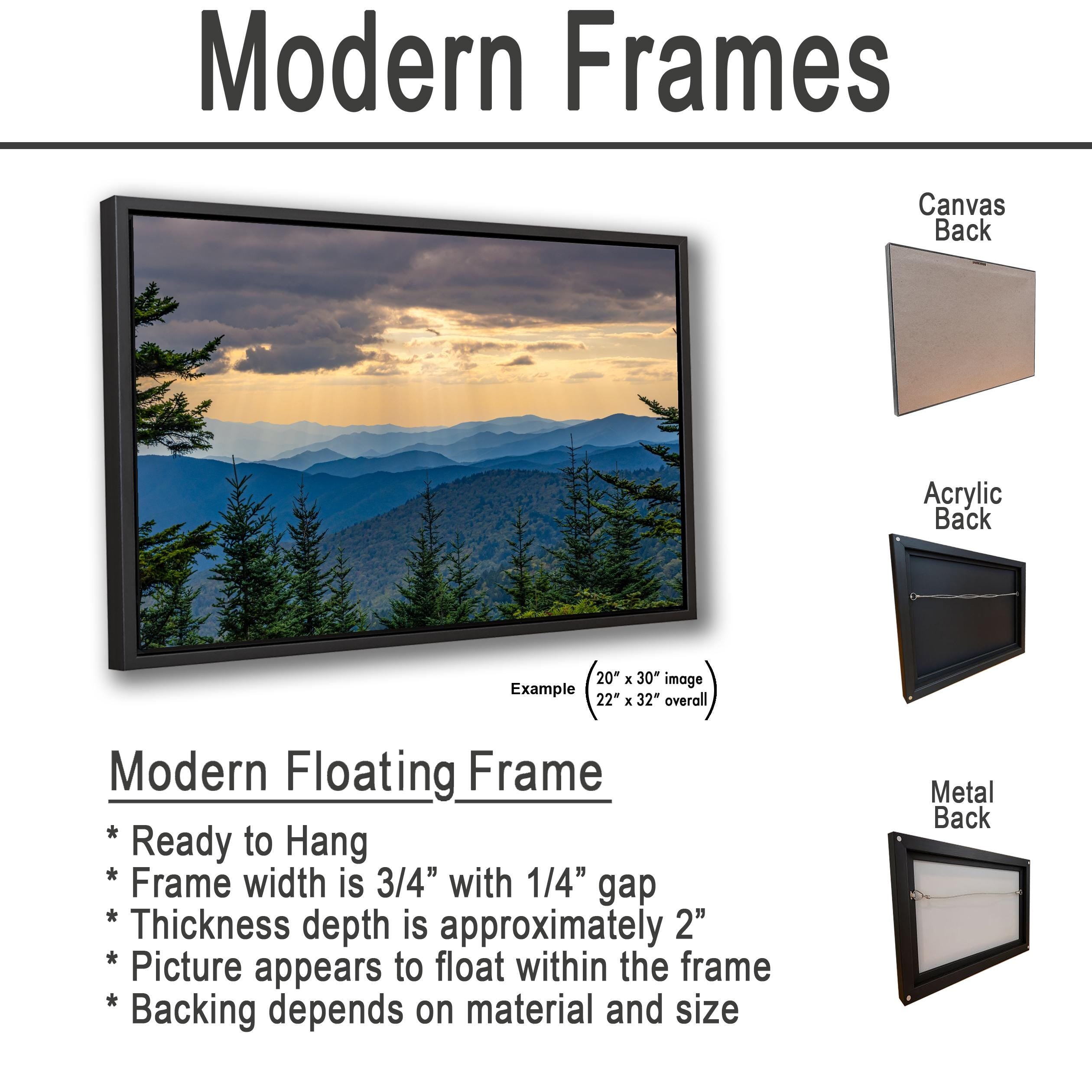 Smoky Horizon: Mountain View Great Smoky Mountains Tennessee Photo Wall Art