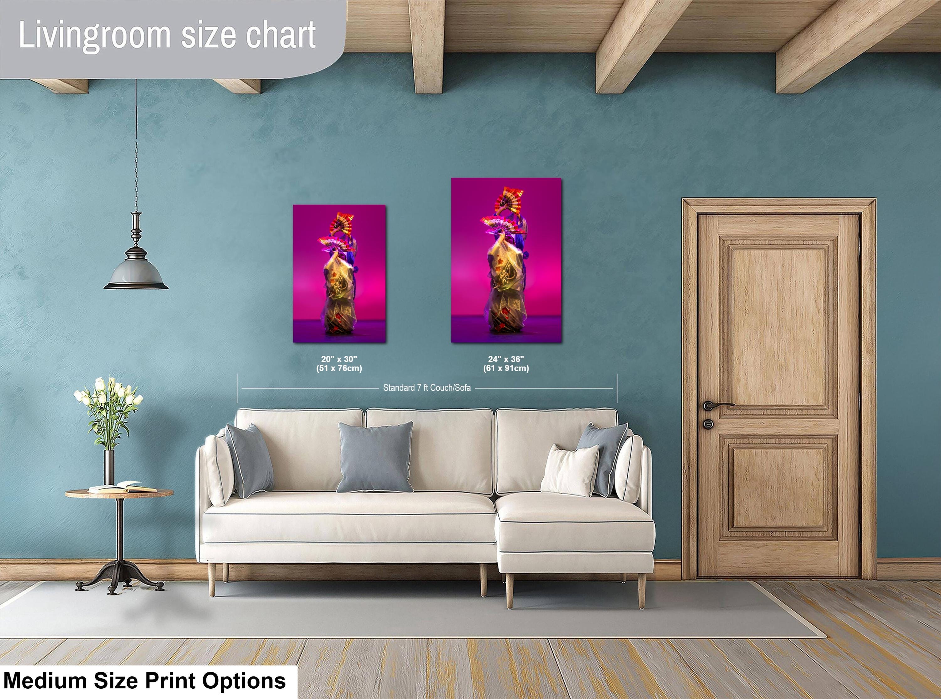 Taiko Odori Fan Dance – Japanese Stage Performance Photography Print | Vibrant Wall Art