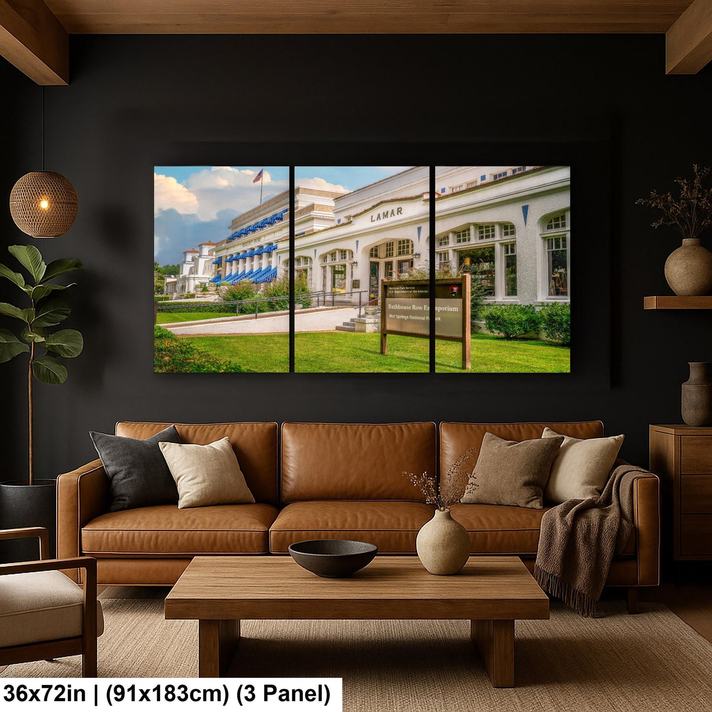 Lamar Bathhouse Row Emporium, Hot Springs National Park Arkansas, Photography Print Wall Art