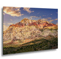 Red Rock Canyon Mountain Landscape at Sunset, Las Vegas Nevada Photography Print