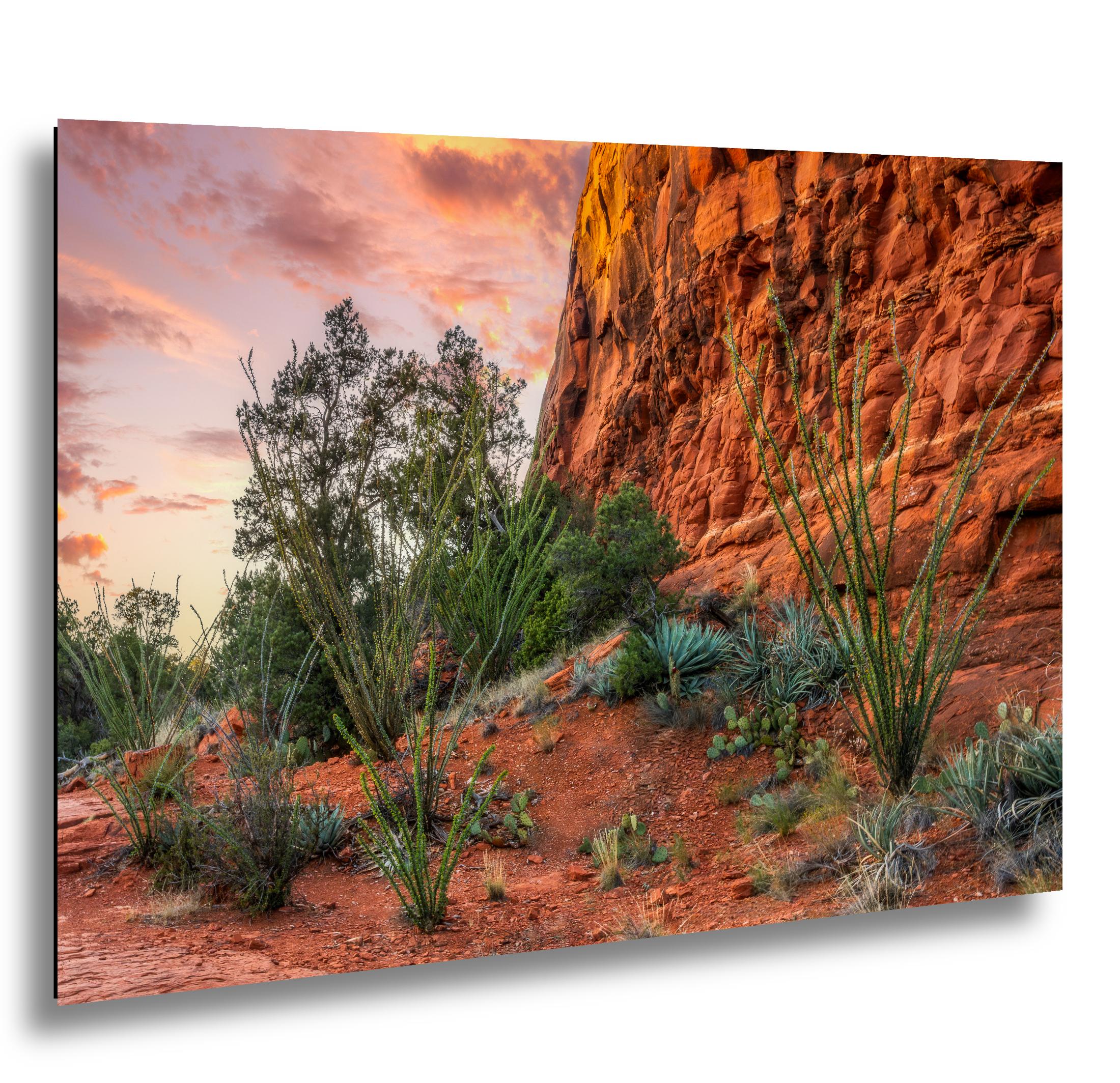 Red Rock Sunset Near Jerome Arizona Photography Print, Desert Landscape Wall Art, Southwestern Decor, Sedona Area Nature
