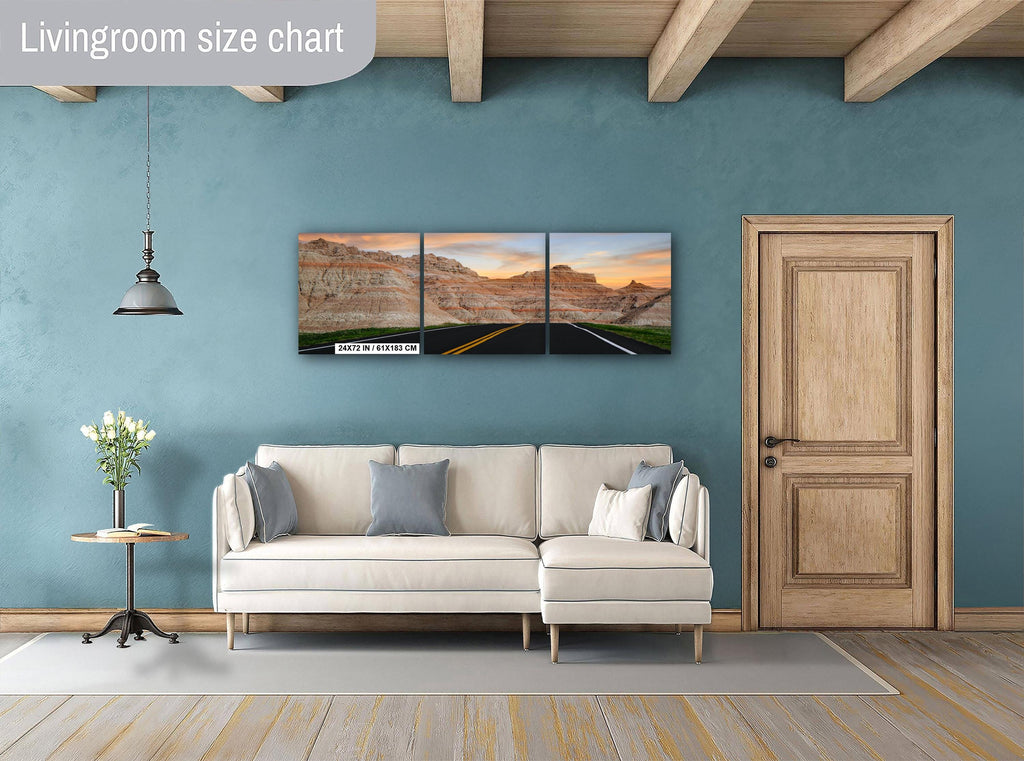 Badlands Sunset: South Dakota Landscape Photography Wall Art