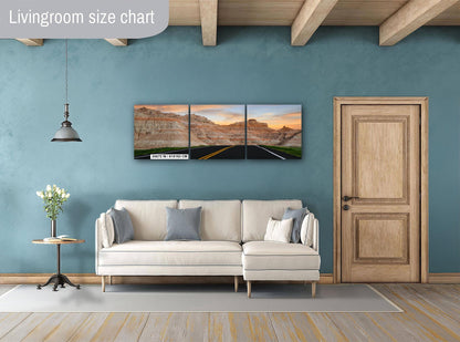 Badlands Sunset: South Dakota Landscape Photography Wall Art