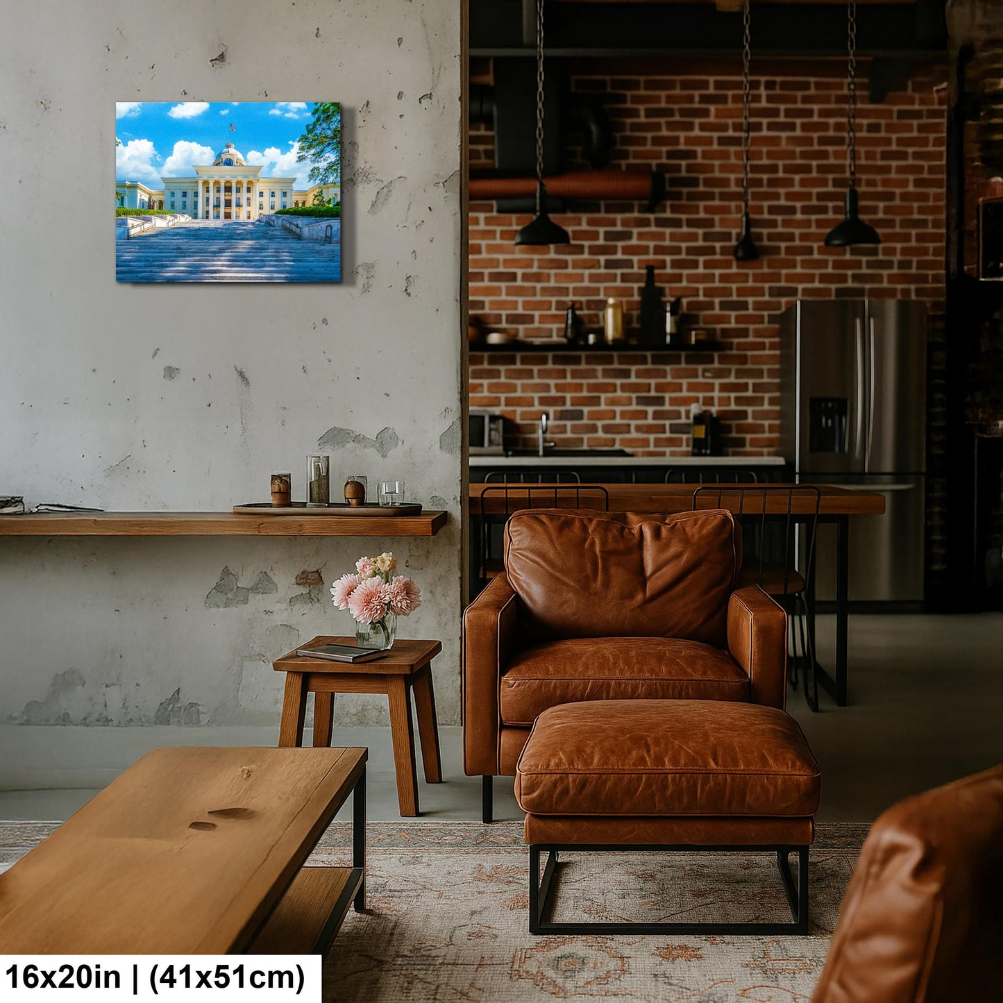 Alabama State Capitol Front Staircase, Montgomery Wall Art Photography