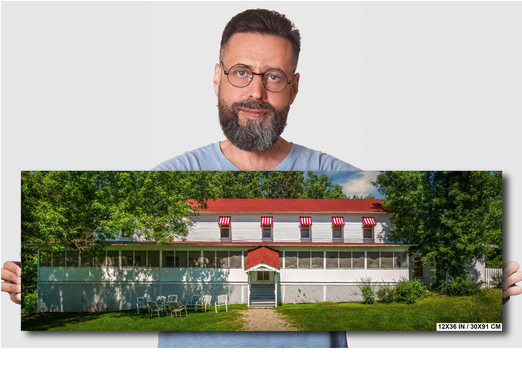 Historic Kettle Falls Hotel at Voyageurs National Park, Minnesota Landmark Wall Art Print Aluminum/Acrylic/Metal/Canvas Travel Home Decor