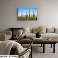 Panoramic Saguaro Desert Landscape, Tucson Arizona Photography Print, Southwest Wall Art, Cactus Decor, Desert Mountain View