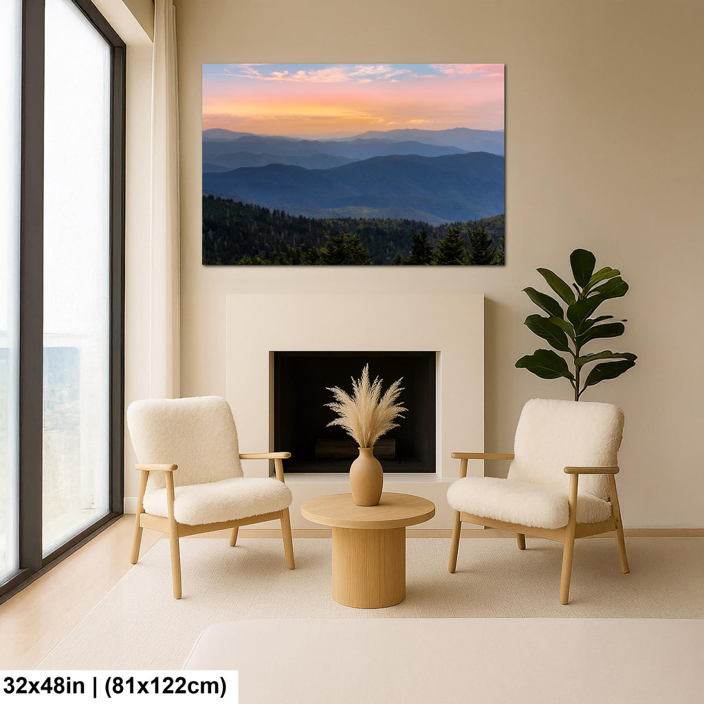 Endless Ridges: Great Smoky Mountains National Park TN NC Photo Wall Art