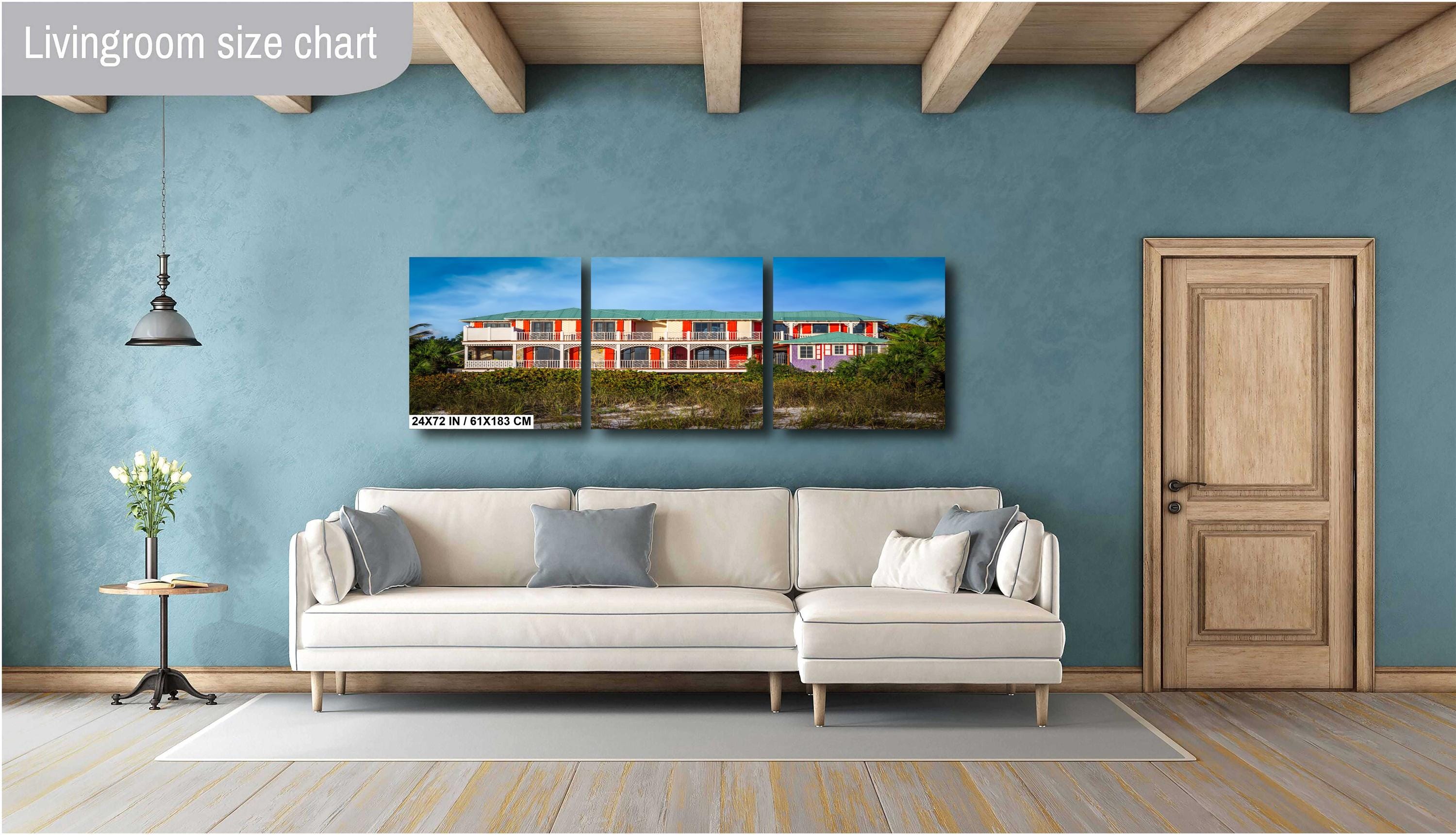 Ana Maria Island Seaside Resort: Beach House Print Wall Art Florida Photography Tropical Interior Aluminum/Acrylic/Metal/Canvas Hanging