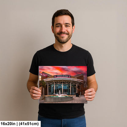 University of South Carolina Basketball Arena Print: A'ja Wilson Statue, Gamecocks Photography