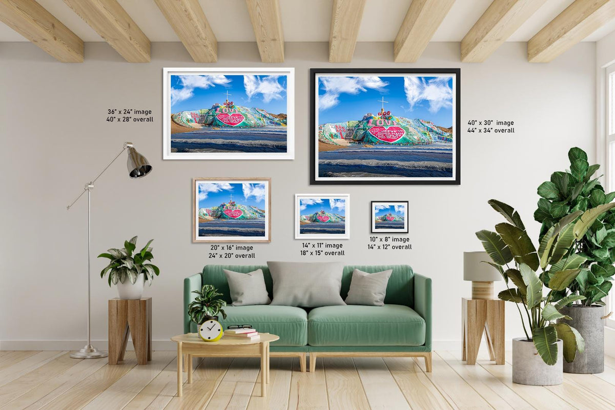 Salvation Mountain: Slab City California Colorful Folk Art Photo Wall Art