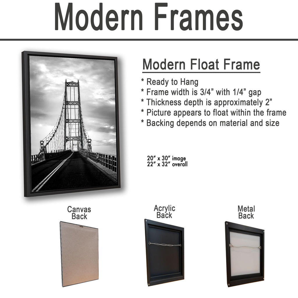 Deer Isle Bridge: Eggemoggin Reach Maine Suspension Black White Wall Art
