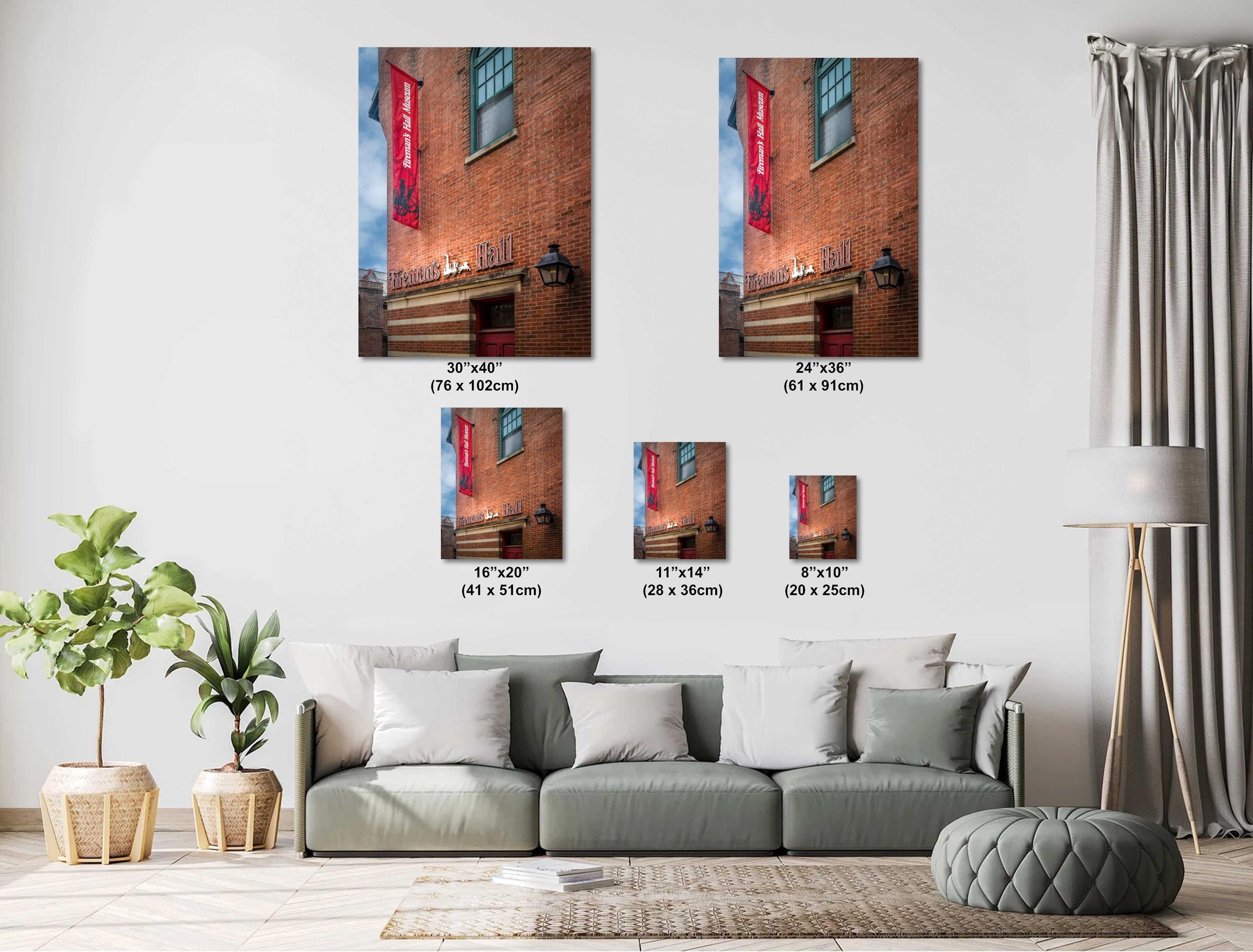 Fireman's Hall Museum Philadelphia Print: Historical Photography Wall Art
