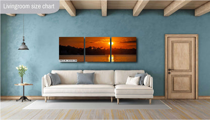 Moments Before Sundown on Lake Keowee South Carolina Print Wall Art Photography Aluminum/Acrylic/Metal/Canvas Nature Home Decor Photography