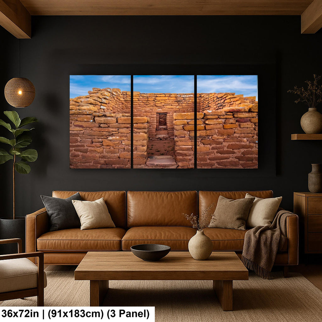 Ancient Pueblo Ruins at Mesa Verde National Park Colorado Photography Print, Southwest Wall Art, Ancestral Home Decor