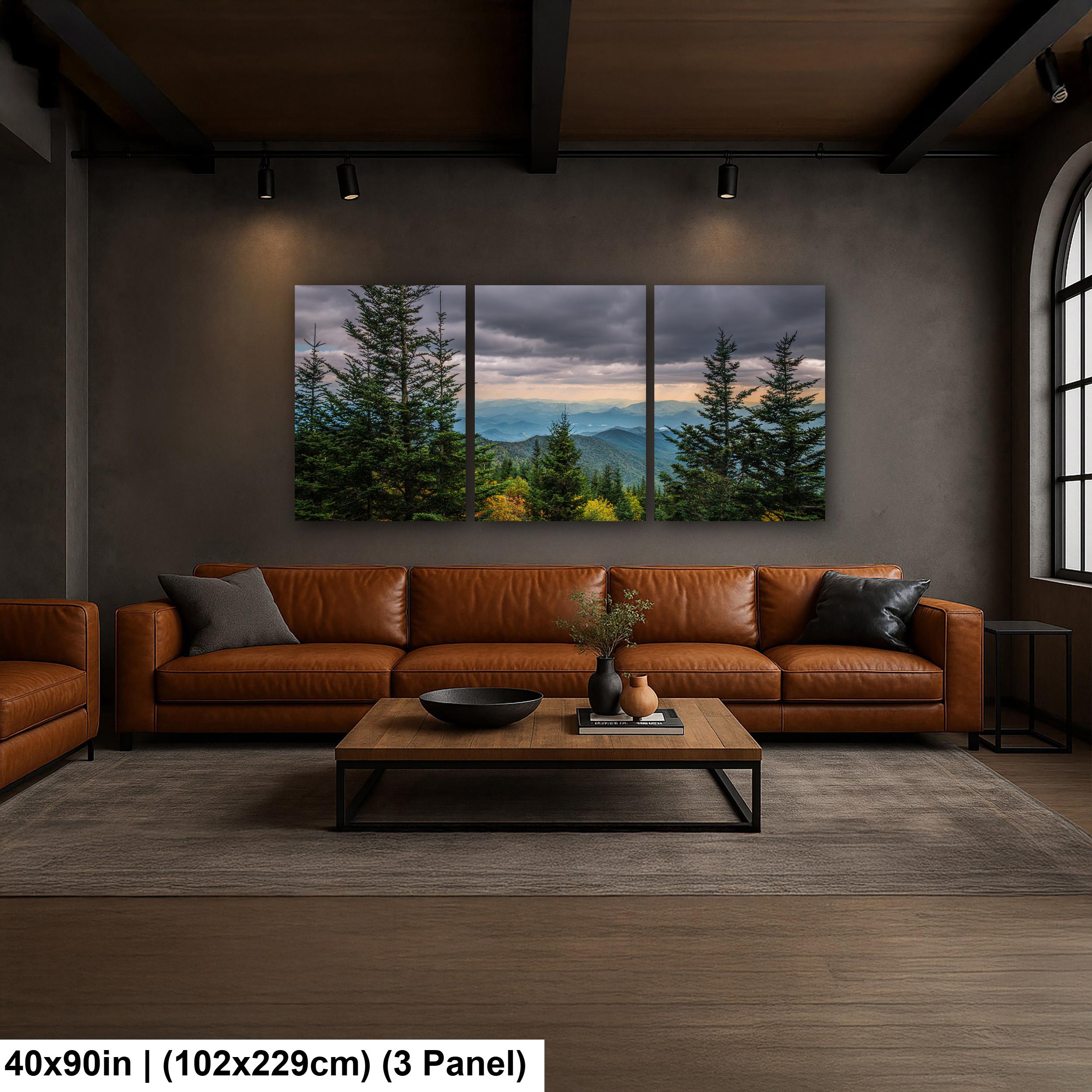 Through the Pines: Great Smoky Mountains National Park TN Photo Wall Art