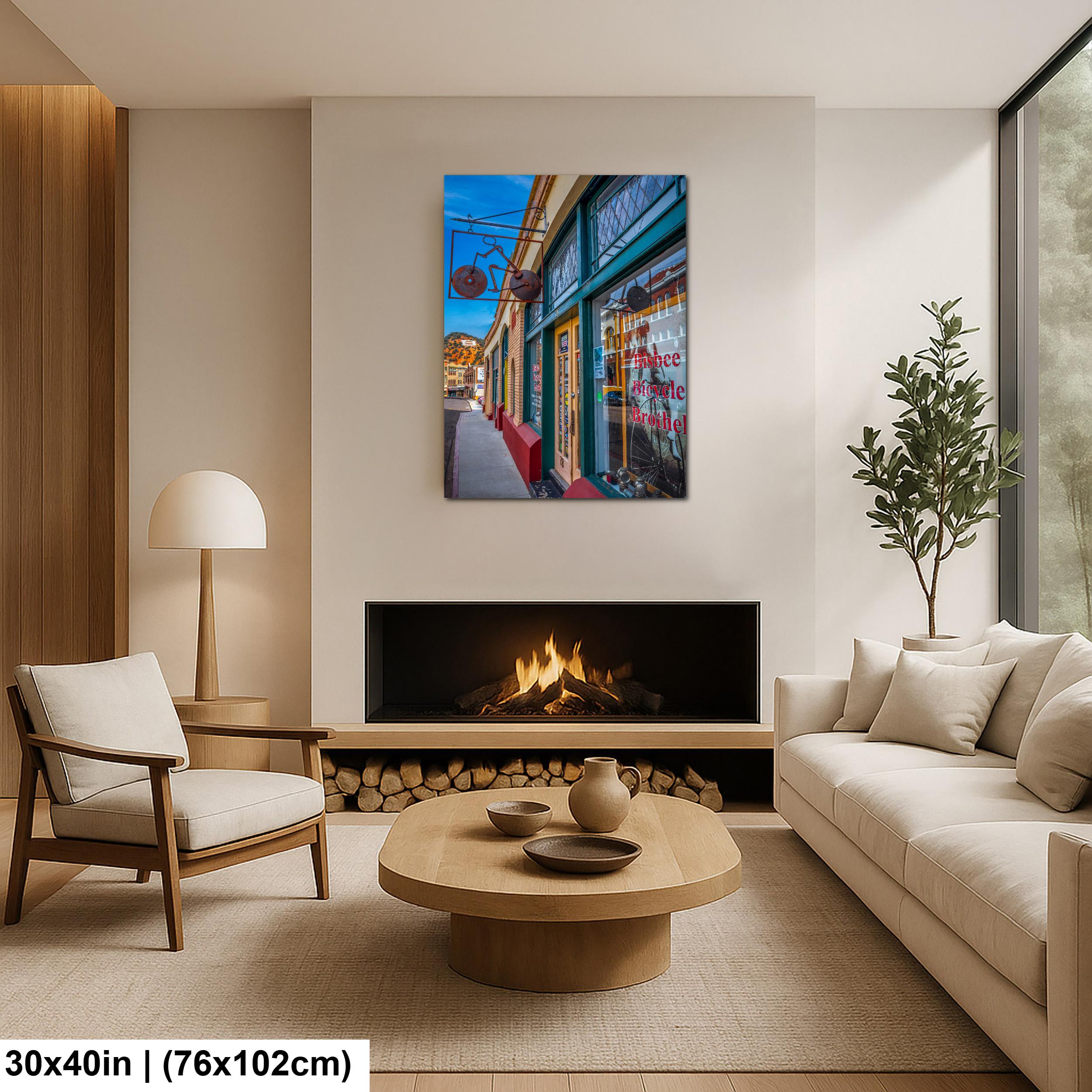 Bisbee Bicycle Brothel Historic Arizona Street Scene Photography Wall Art