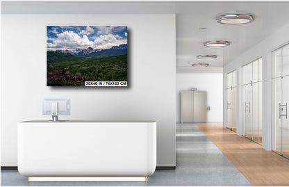 Breathtaking Views of Rocky Mountain Peaks from Colorado’s Telluride Wall Art Print Aluminum/Metal/Canvas Nature Landscape Photography