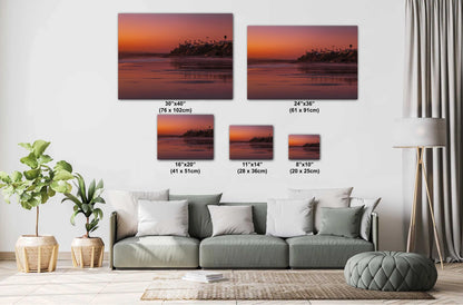 San Clemente Sunset Seascape Photography: California Coastal Wall Art